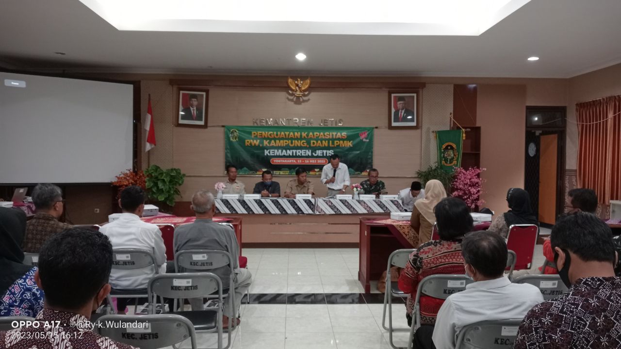 Penguatan Kapasitas RW, Kampung dan LPMK Kemantren Jetis Yogyakarta