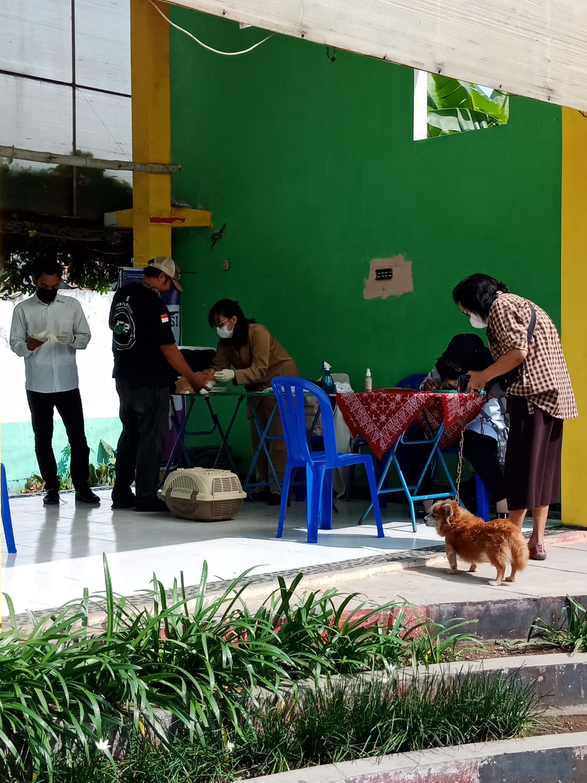 vaksinasi rabies di Kampung Badran pada 21 September 2022
